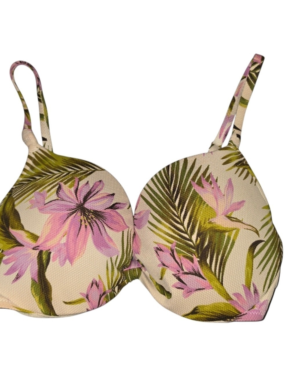 Shade & Shore Floral Bikini Top 34DD